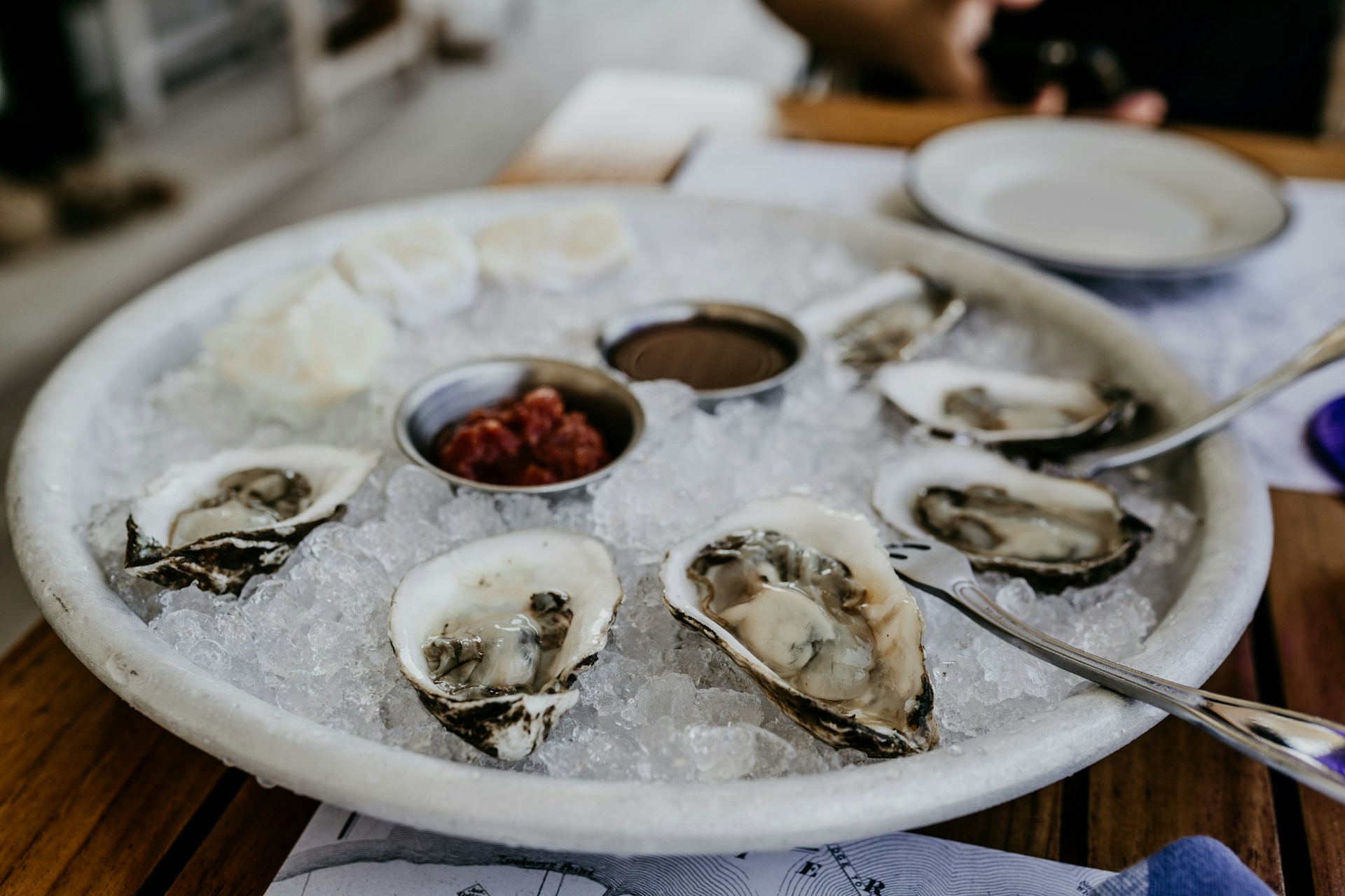 Oyster tasting in Ston